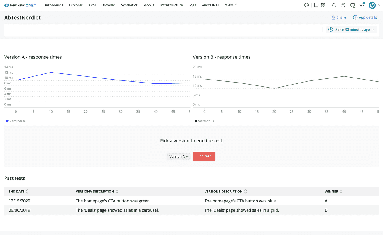 Second version of your end test section